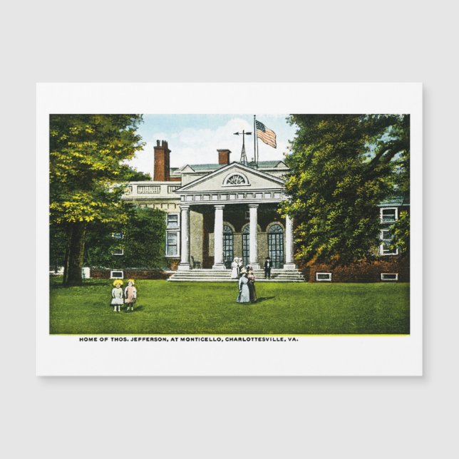 Monticello, Charlottesville, Virginia (Frente)