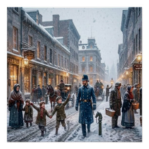 Montreal, Canadá Impressão de Inverno de 1851