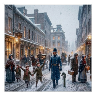 Montreal, Canadá Impressão de Inverno de 1851