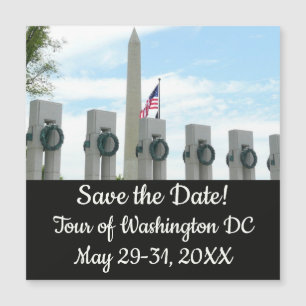 Monumento a Washington e Memorial da II Guerra Mun