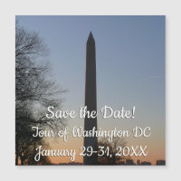 Monumento a Washington no Sunset em DC