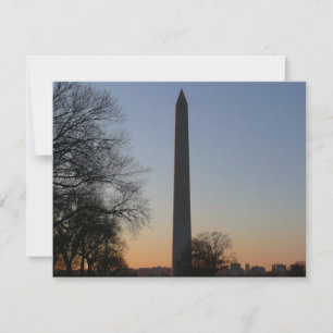 Monumento a Washington no Sunset em DC