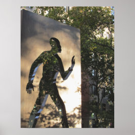 MONUMENTO HOMEM INVISÍVEL NA NOVA IORQUE Poster