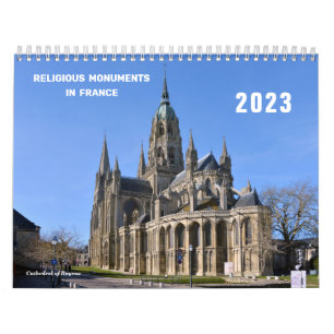Monumentos religiosos no calendário francês