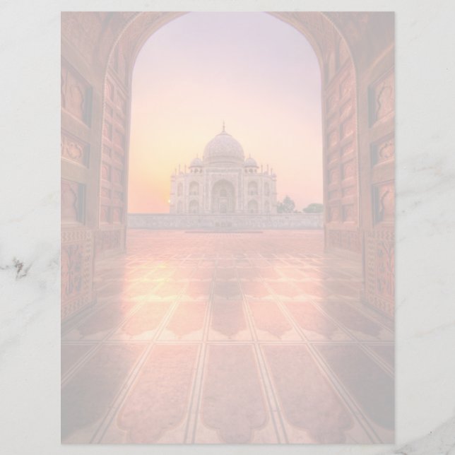 Monumentos | Taj Mahal, Índia à Sunset (Frente)