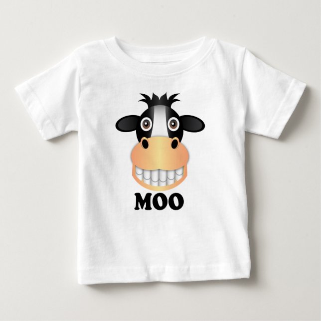 Moo - Baby Fine Jersey T-Shirt  (Frente)