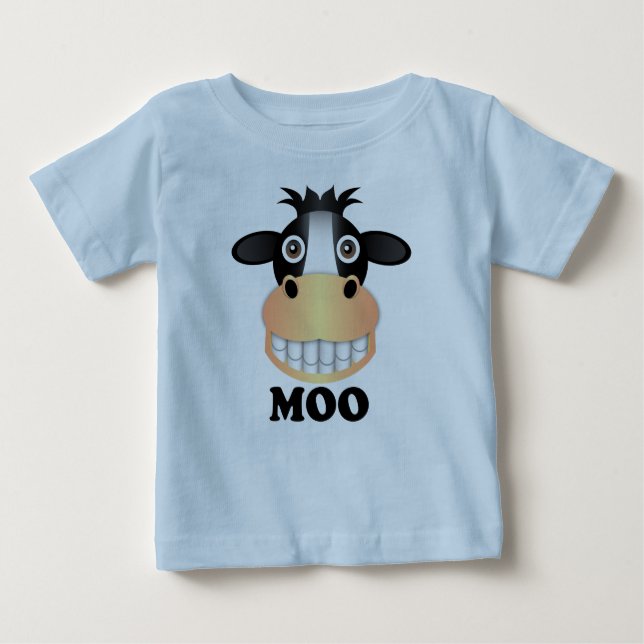 Moo - Baby Fine Jersey T-Shirt  (Frente)