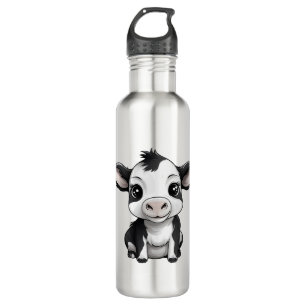 🚰 "Moo-hidratado" Garrafa de Água de Aço Inoxidáv
