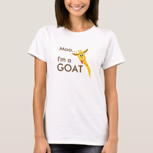 MOO… Im uma cabra… T-shirt do girafa