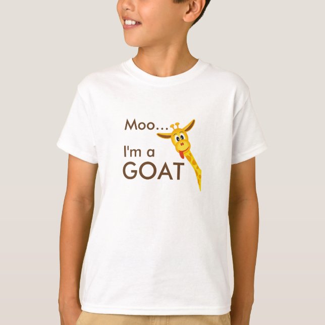 Moo... Sou um Capatinho... Camiseta Giraffe (Frente)