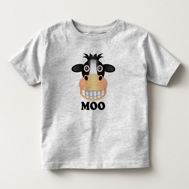 Moo - Toddler Fine Jersey T-Shirt (Frente)