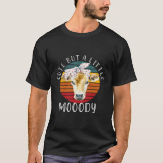Moody Cow Amadurece Camisas Fazenda Roupas Cowgirl
