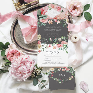 Moody Rosa   Casamento Romântico de Primavera Flor