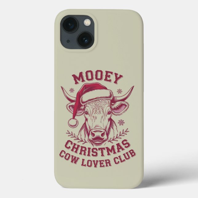 Mooey Christmas Western Cow Lover Club Xmas Season (Verso)