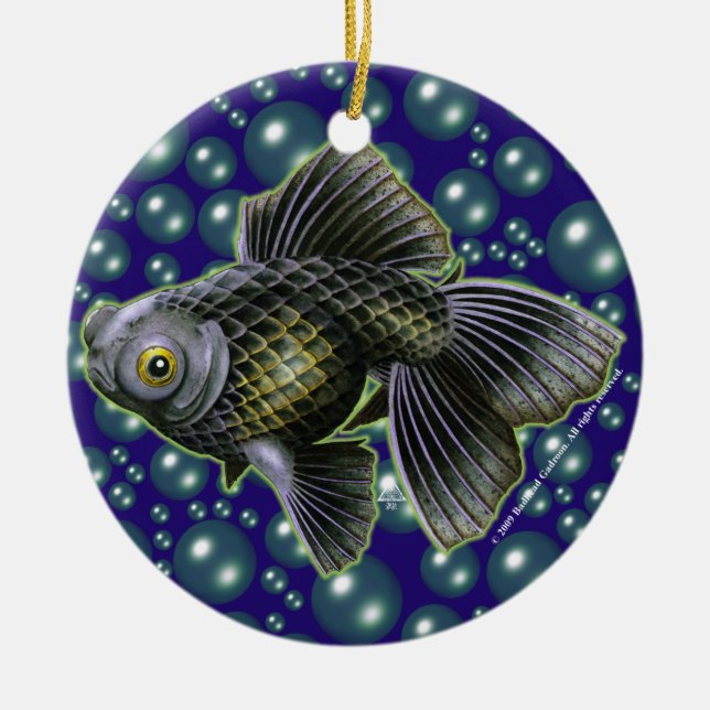 Moog, o Ornamento Redondo Preto Moor (Frente)