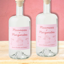 Moomoos & Margaritas - Bachelorette Rosa e Vermelh