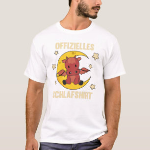 Moon Animal Dragon Oficial do Sono Camisa Dragão V