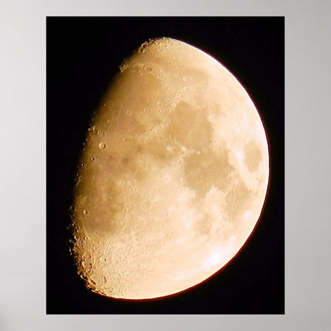 Moon Crateras Poster (Frente)
