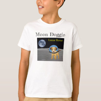 Moon Doggie Lunar Rover no T-Shirt Espaço Exterior