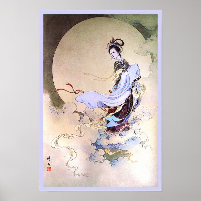 Moon Goddess Chang'e Poster (Frente)