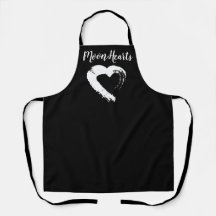 Moon Heart All-Over Impressão Apron