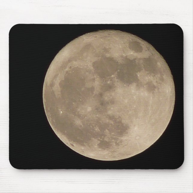 Moon Mousepad Astrology Full Moon Computer Gifts (Frente)