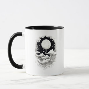 Moon Mug   Caneca Celestial   Impressos De Ambos O