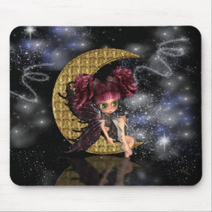 moon o mousepad feericamente, esteira do rato,