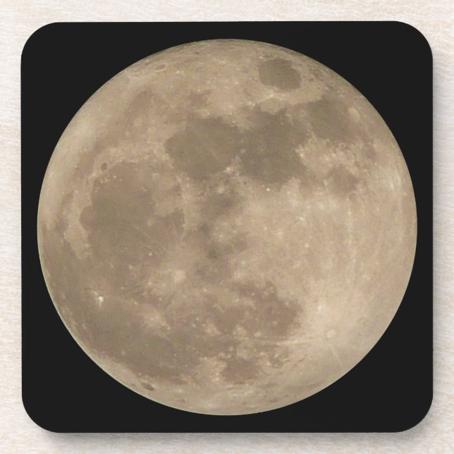 Moon Porta copos Personaliza Coasters de Bebida Pl (Frente)
