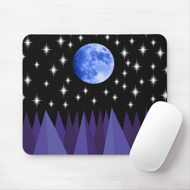Moon Starlight Mousepad (Com mouse)