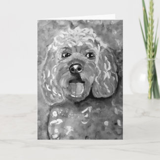 Mooncards, Cavapoo, animal de estimação, cartão do