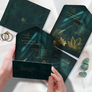 Moonlight Romance Wedding Emerald Green ID881