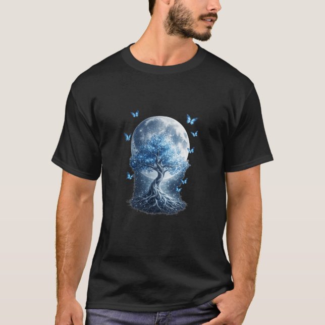 Moonlight Tree White T-Shirt (Frente)