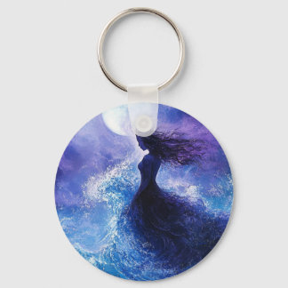 Moonlit Drift-Ocean Dream Chaveiro