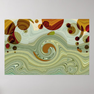 MOONS de Netuno - Poster Abstrato