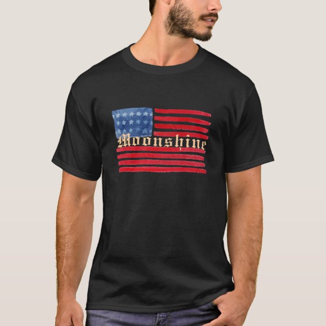 Moonshine | Uma camiseta original americana (Frente)