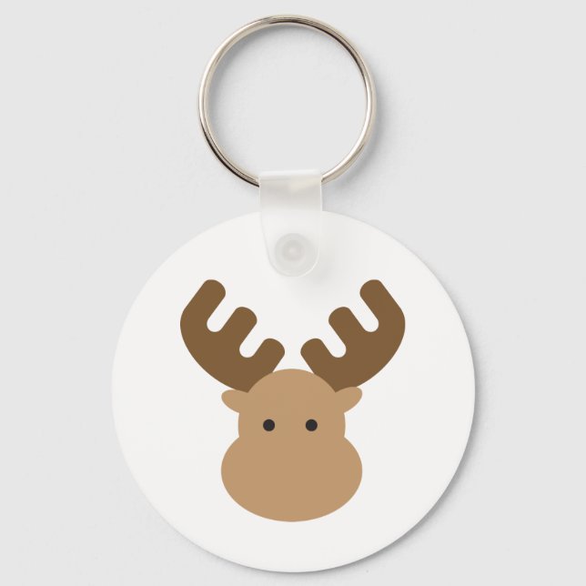 Moose Button Chaveiro (Frente)