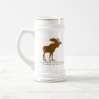 Moose Caneca de cerveja-Walden, Henry David Thorea