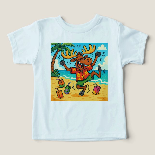 Moose+Suco = Solto – Camiseta de Verão Energetica  (Design frontal)