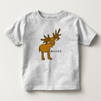 Moose Toddler T-Shirt ou Top (com base)