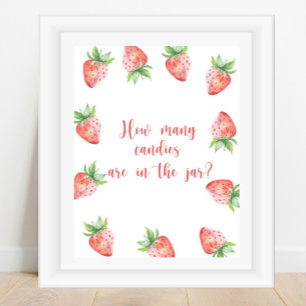 Morango - adivinhem quantos doces Poster