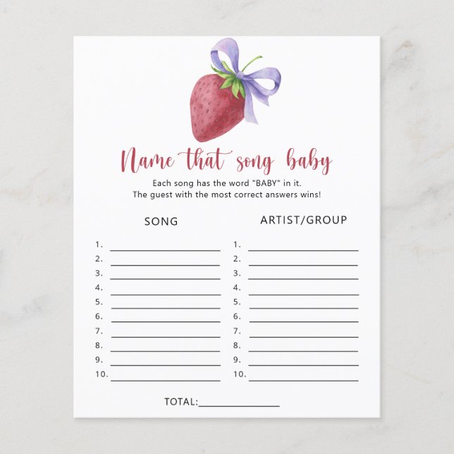 Morango - Dê um nome a essa canção (Frente)