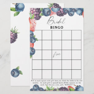 Morango doce - jogo do bingo Chá de panela