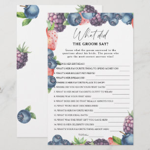 Morango doce - O que o noivo disse como jogo de no