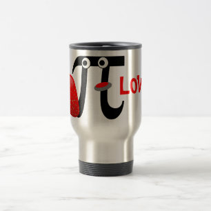 Morango IP LOVER Caneca de viagem de alumínio