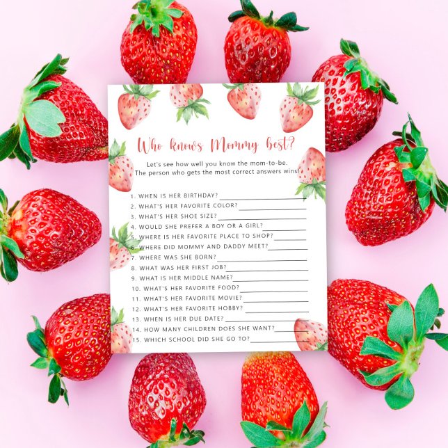 Morango - Quem conhece melhor a mamãe (Criador carregado)