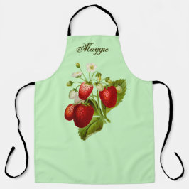 Morango Themed Personalizado Cozinha Apron