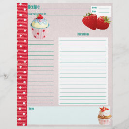 Morangos & Creme - Página Receita de Pontos Polka