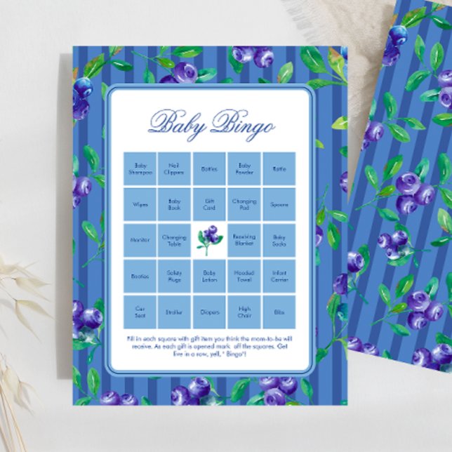 Morangos Doces  Jogo de Bingo para Chás de Bebê (Criador carregado)