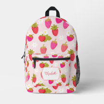 Morangos Personalizados Fofos Rosa Cottagecore